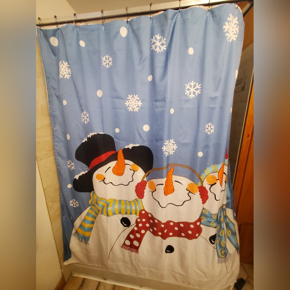Snowman Shower Curtain